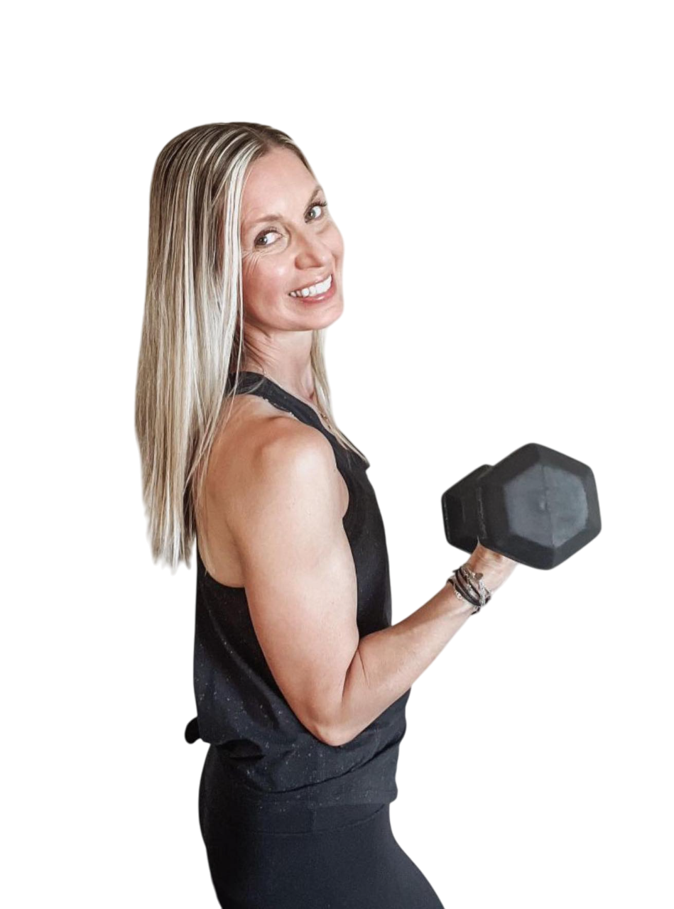 Alyssa with exercise bell