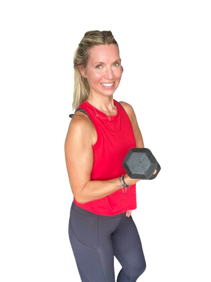 Alyssa with exercise bell