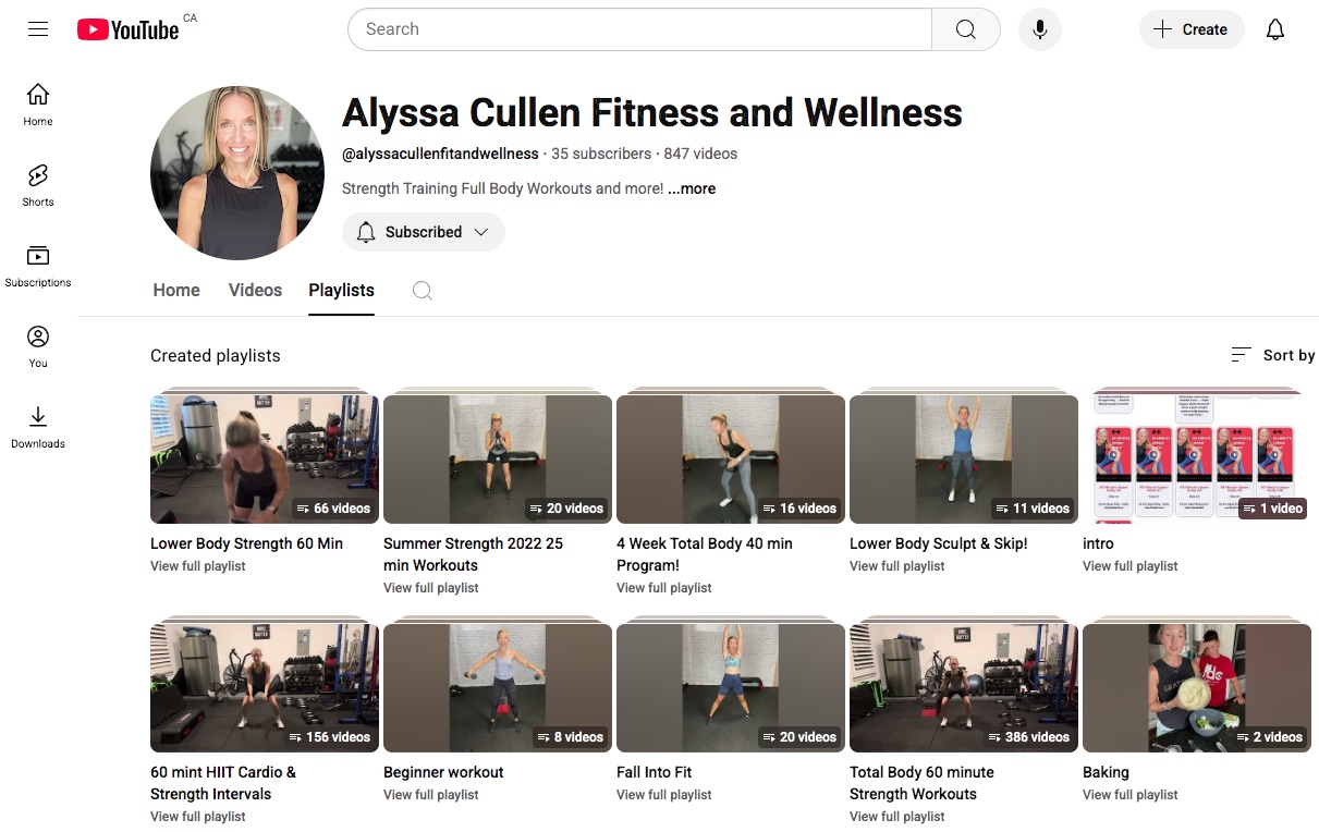 YouTube Channel Screenshot